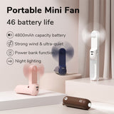 Portable Handheld Fan with Power Bank - Bargainwizz