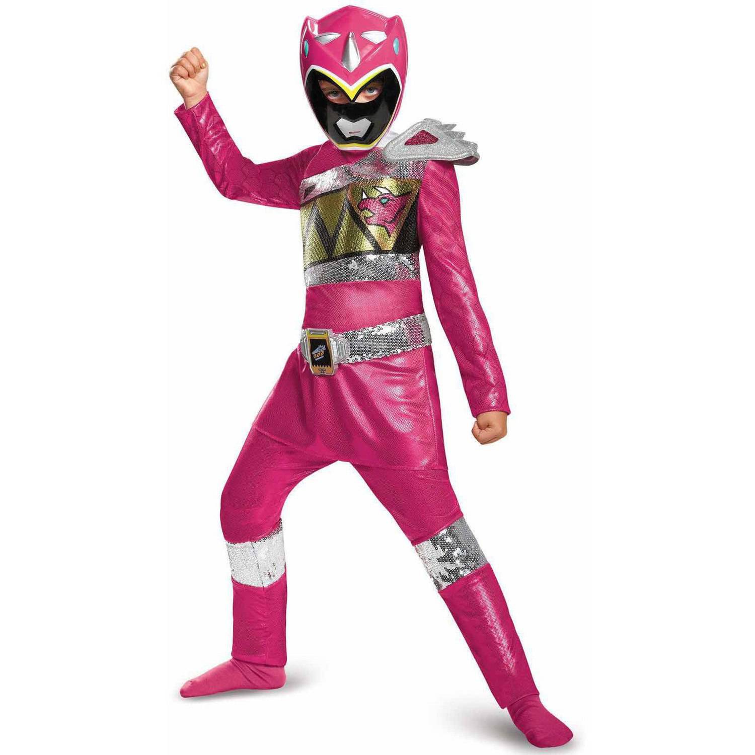 Power Rangers Dino Charge Pink Sequin Costume - Bargainwizz