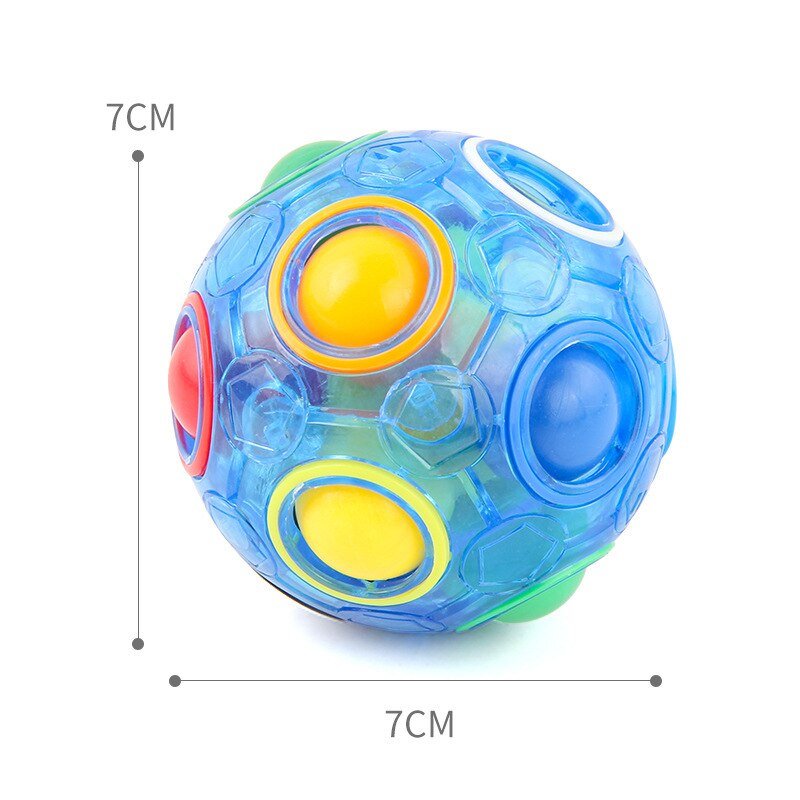 Rainbow Balls Antistress Cube Educational Toy - Bargainwizz