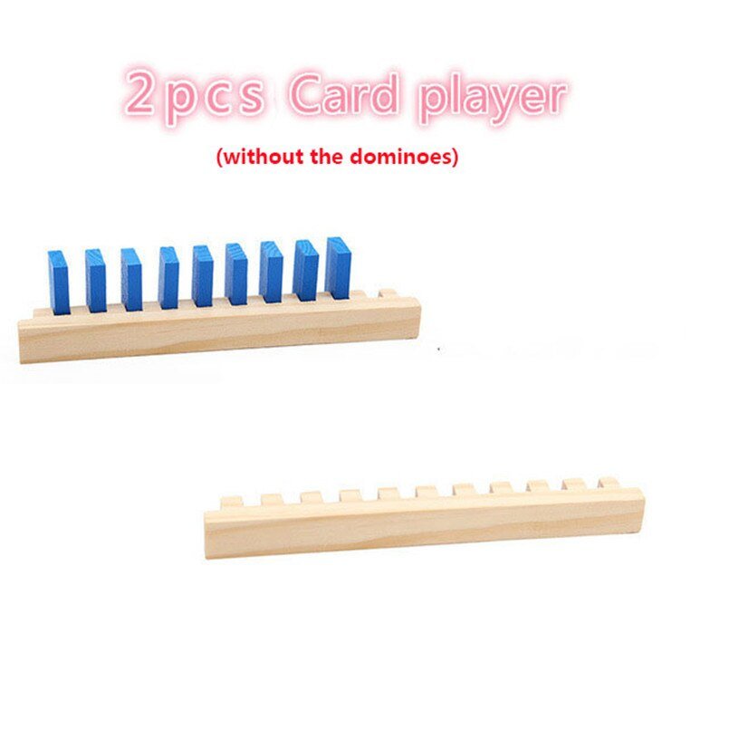 Rainbow Domino Wood Blocks Set - Bargainwizz
