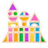 Rainbow Stacking Blocks Toy - Bargainwizz
