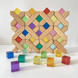 Rainbow X Bricks Stacking Blocks - Bargainwizz
