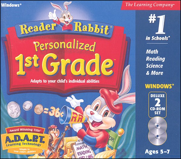 Grade 1 Rabbit Build Reader Rabbit 1st Grade Personalized – Bargainwizz