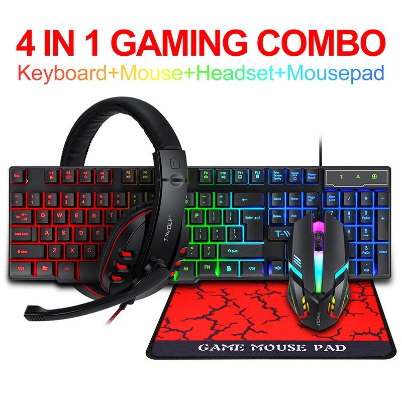 RGB Gaming Keyboard Mouse Combos - Bargainwizz