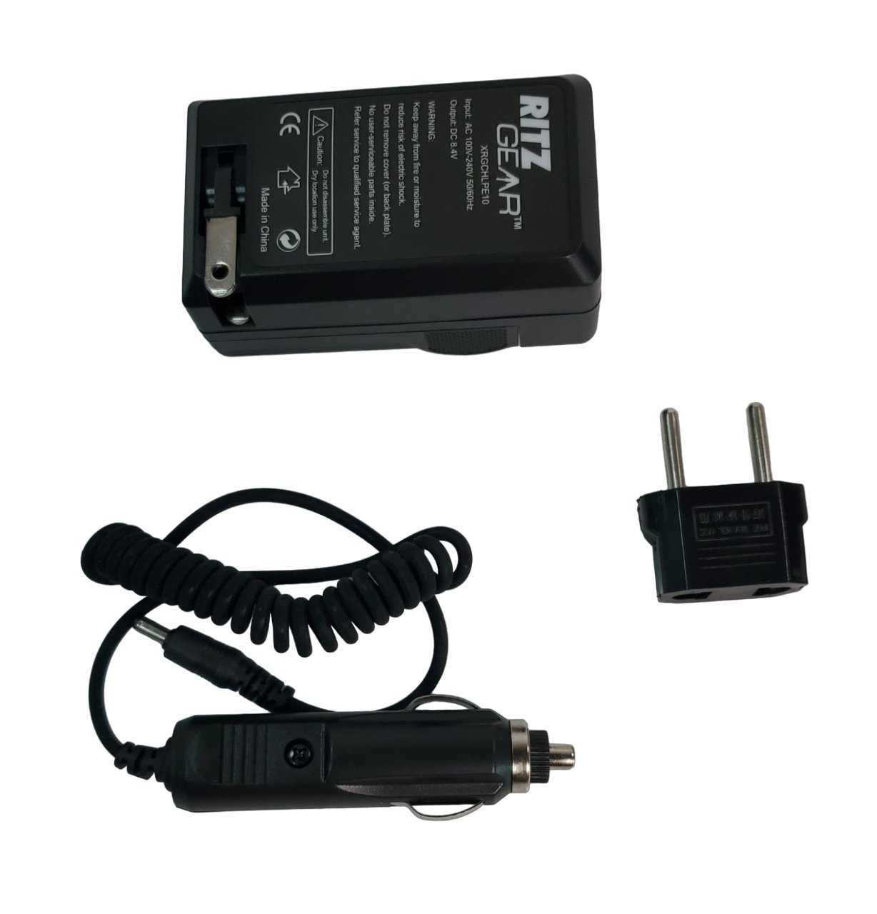 Ritz Gear AC/DC Turbo Travel Charger 8.4V DC for Canon LP-E10 - Bargainwizz