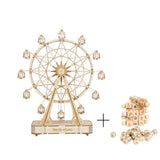 Rotatable Ferris Wheel Model Kit - Bargainwizz