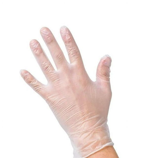 Royal Union Powder Free Disposable Vl Glove Clear - Large - Bargainwizz