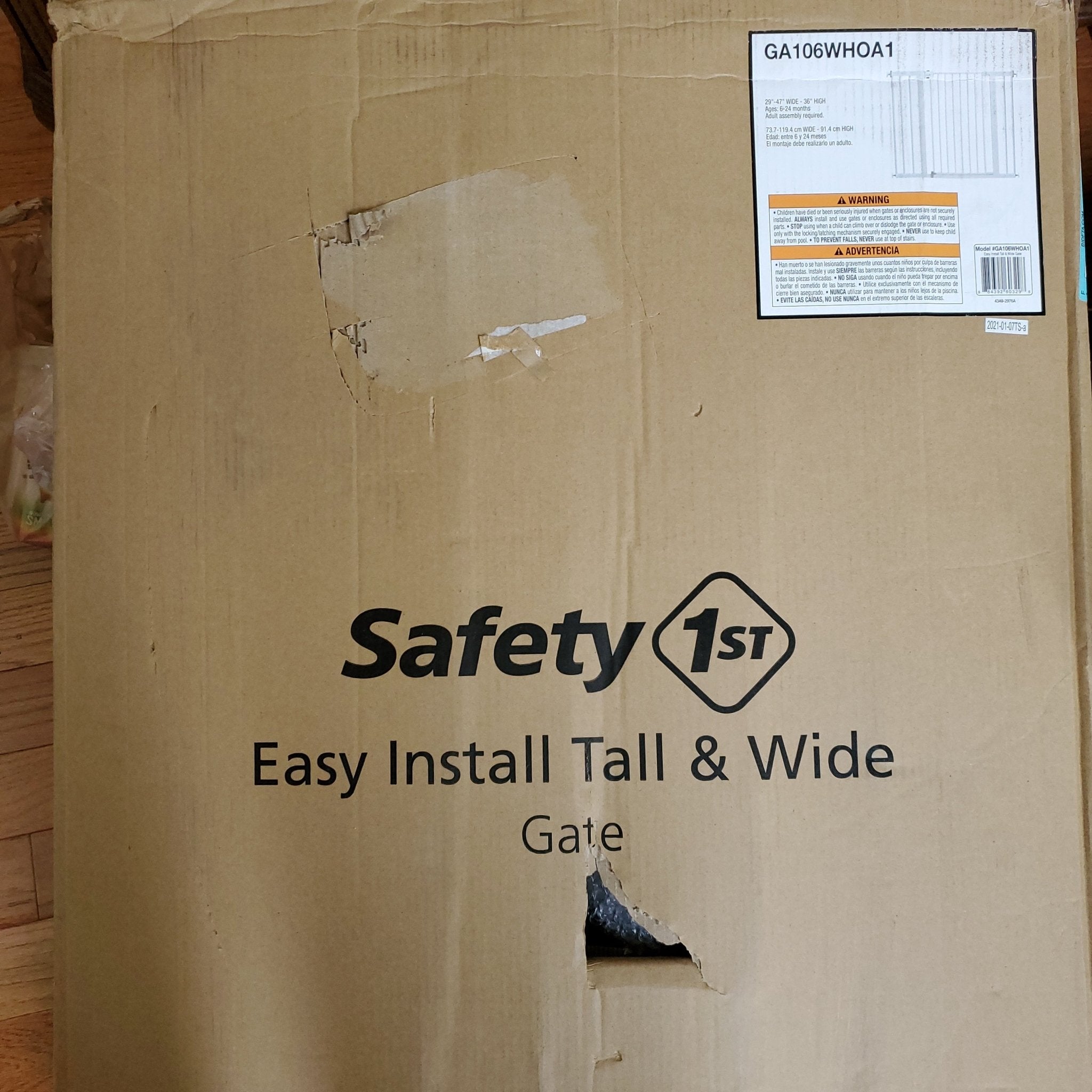 Safety 1st Extra Tall & Wide Gate - Bargainwizz