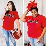 Santa Vibes Christmas T-Shirt - Bargainwizz
