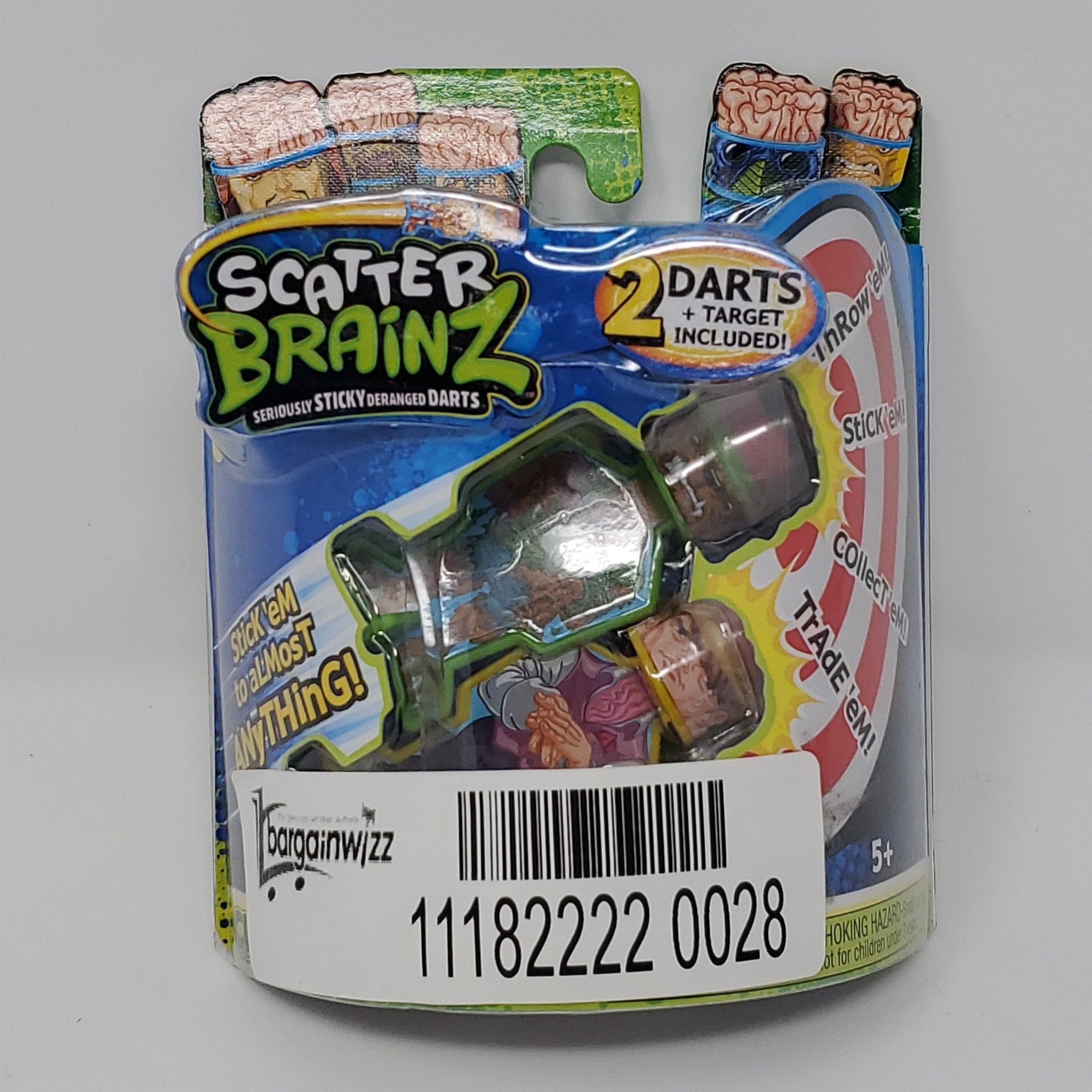 Scatter Brainz Darts 2 Darts With Target Series 1 - Bargainwizz