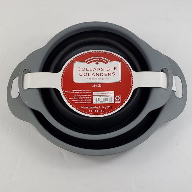 Silicone Collapsible Strainer Bowls - Bargainwizz
