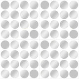 Silver Metallic Polka Dots Wall Decals - Bargainwizz