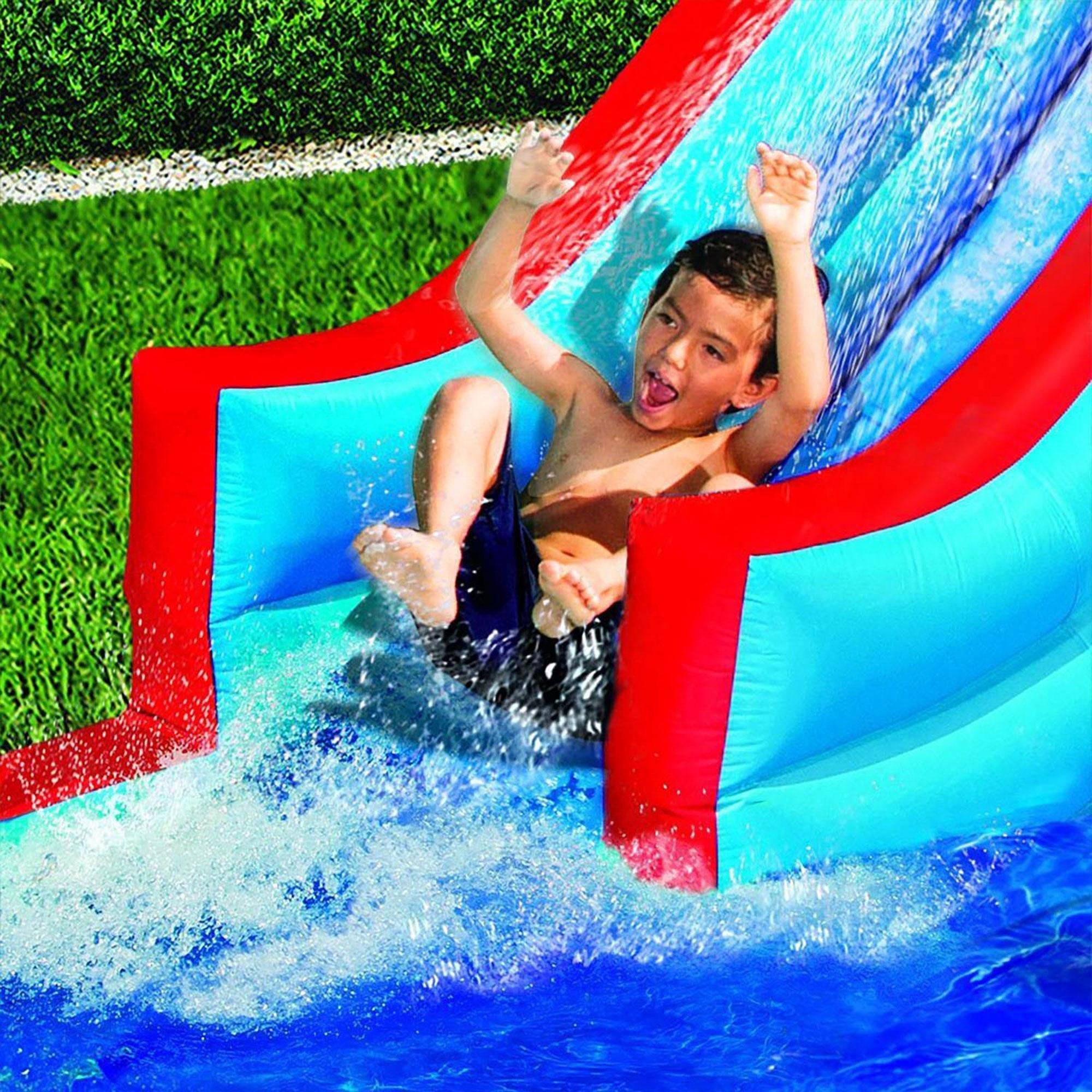 Slide N' Soak Inflatable Outdoor Water Park Play Center - Bargainwizz