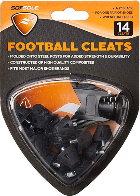 SofSole Nylon Replacement Cleat for Football Shoes, 1/2-Inch - Bargainwizz