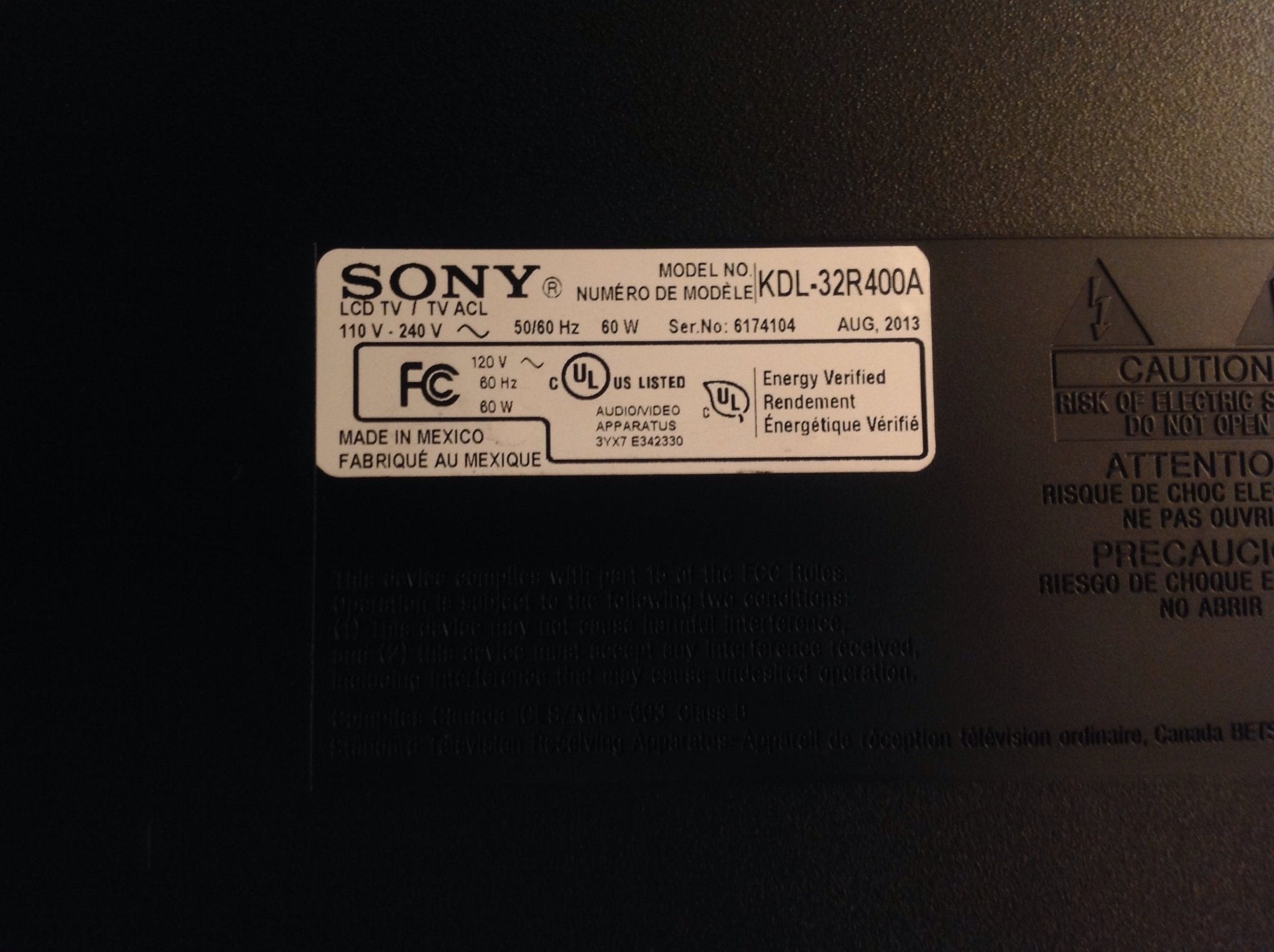 Sony 32" TV KDL-32R400A - Bargainwizz