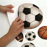 Sport Balls Football Wall Applique Sticker Decal Border - Bargainwizz