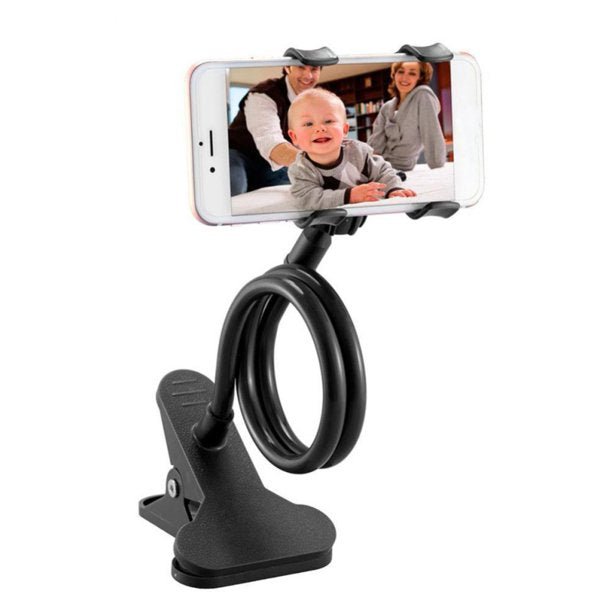 Spring Clamp Flex Phone Mount - Max Charge - Bargainwizz