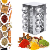 Stainless Steel Spice Rack Set