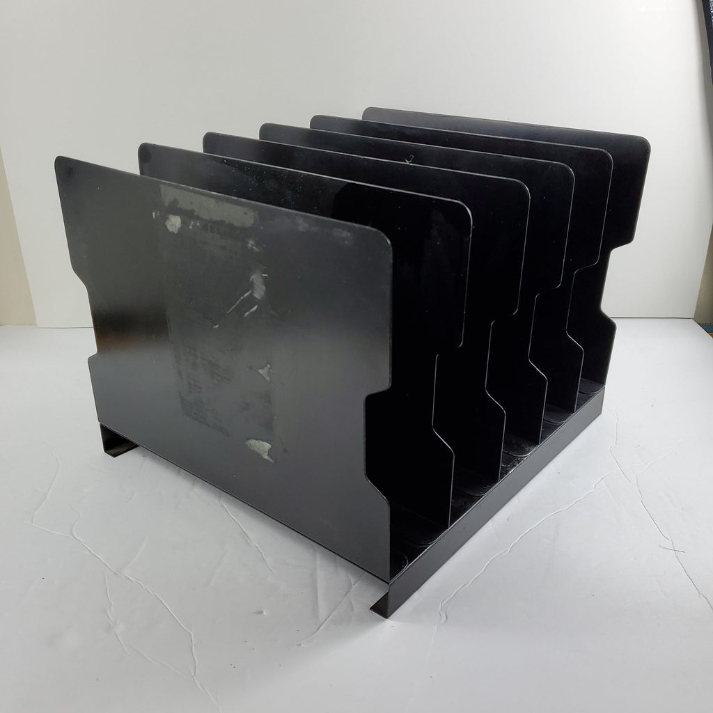 SteelMaster Desktop Vertical Organizer, 5 Sections, Steel, 12 x 9 x 11