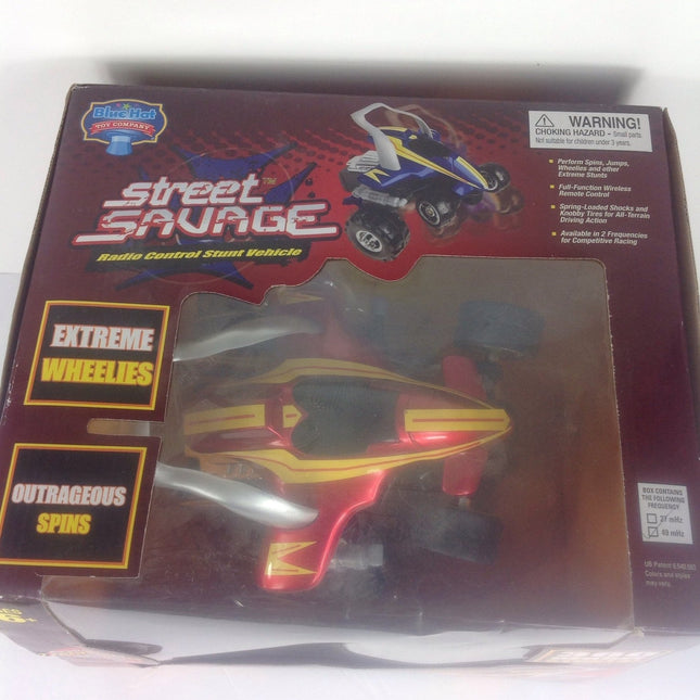 Street Savage Radio Control Stunt Vehicle, 49 Mhz Frequency, Imn Box - Bargainwizz
