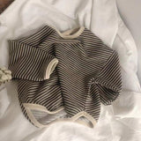 Stripe Toddler Long Sleeve Tops - Bargainwizz