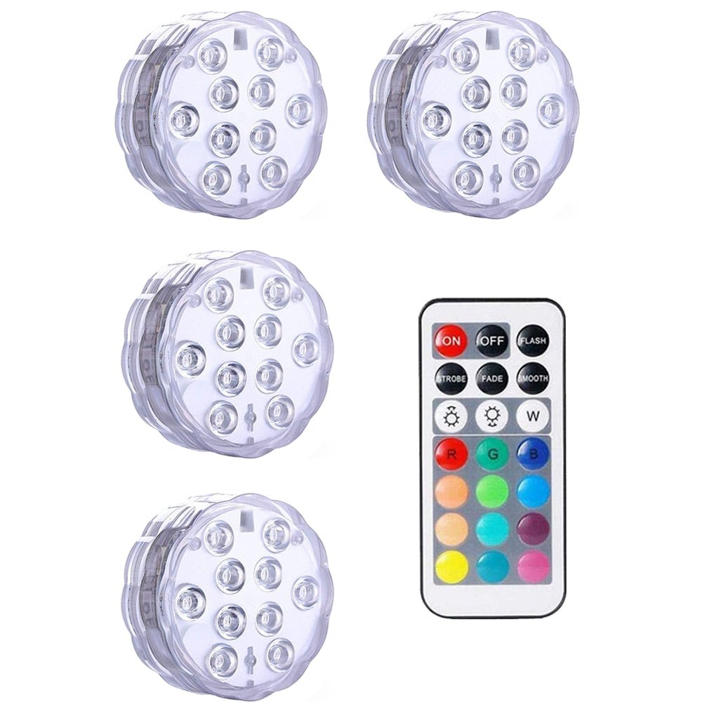 Submersible LED Light with Remote Control - Bargainwizz