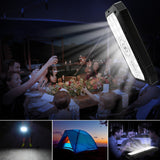 Sun Chaser Mini Solar Powered Wireless Phone Charger 10,000 mAh With LED Flood Light - Bargainwizz