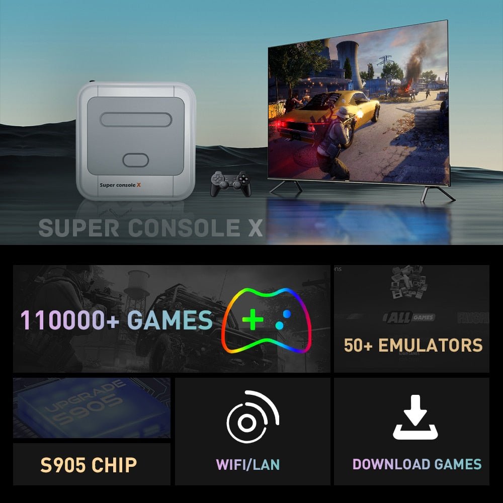 Super Console X 110000 Video Games - Bargainwizz
