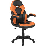 Swivel Gaming Chair with Flip-up Arms - Bargainwizz