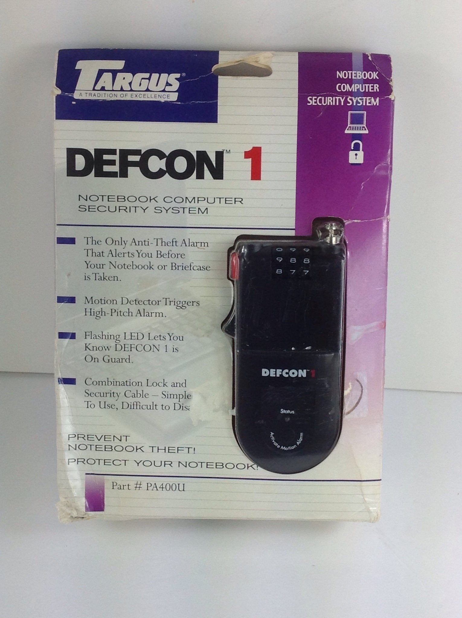 Targus DEFCON 1 Ultra Notebook Computer Security System - Bargainwizz