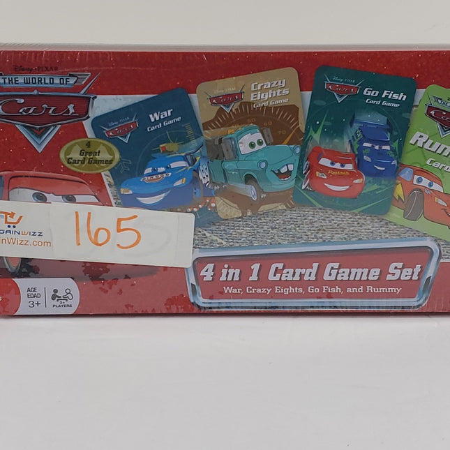 The World of Cars - 3 Card Games Set - Bargainwizz