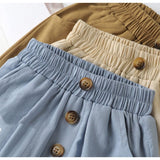 Thin Cotton Elastic Waist Pants - Bargainwizz