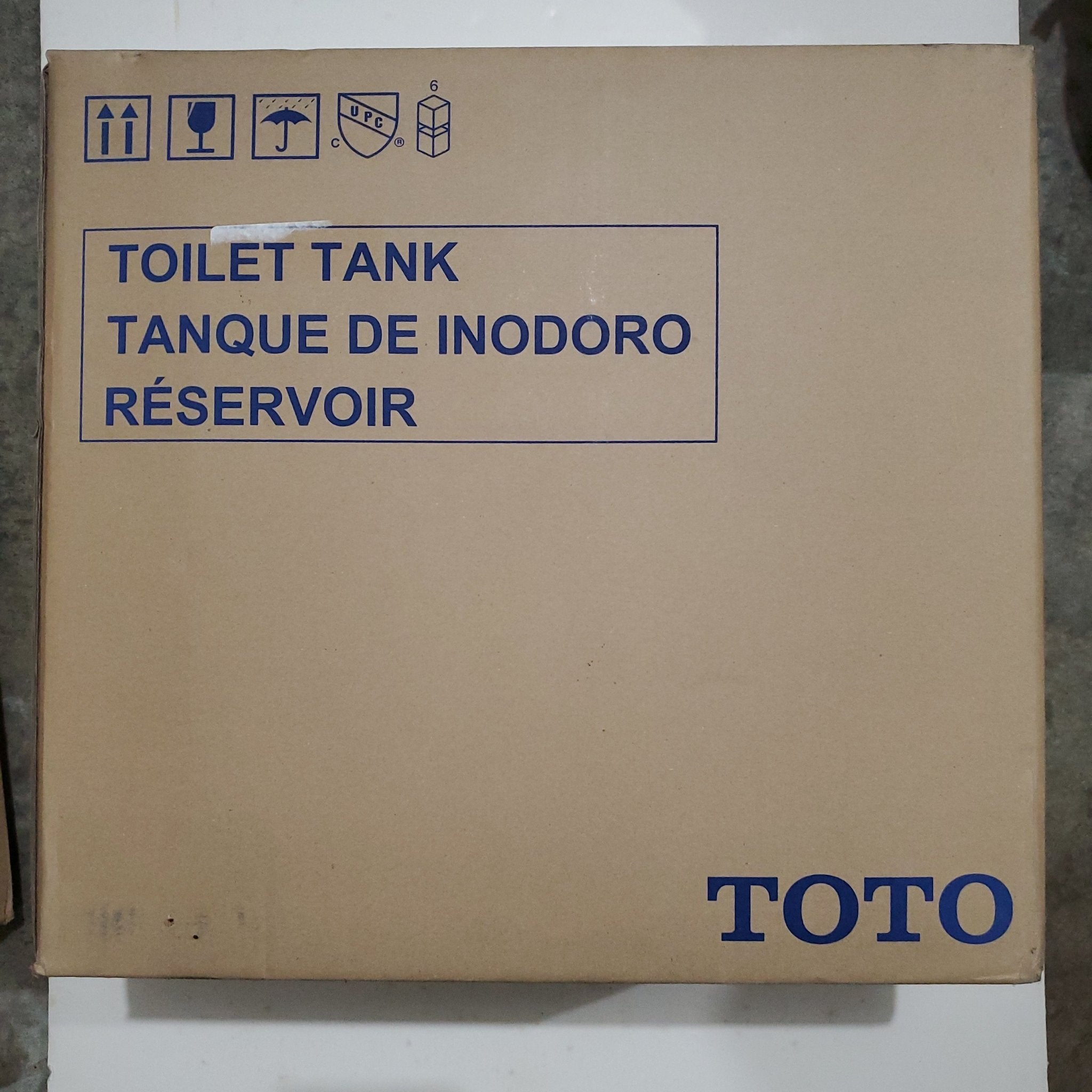 TOTO Drake 1.6 GPF Toilet Tank with WASHLET, - Bargainwizz