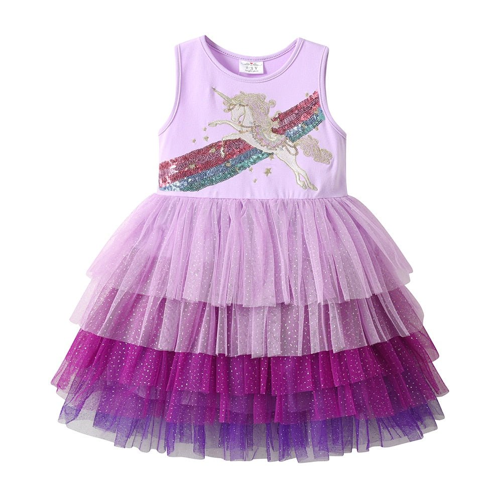 Unicorn Rainbow Party Dress - Bargainwizz