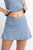 V Shaped High Waist Skirt - Bargainwizz