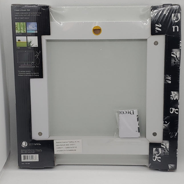 Versatile Magnetic Dry Erase Tile - Bargainwizz