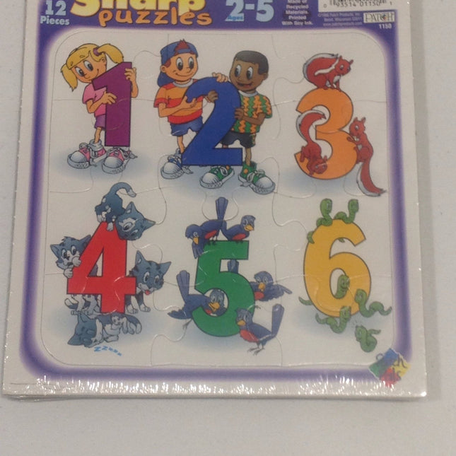 Vintage 1992 Puzzlepatch Puzzles Tray Colorful Learning - Bargainwizz