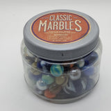 Vintage Assorted Colorful Marbles Set