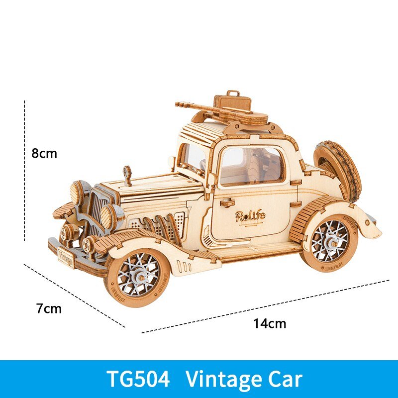 Vintage Car Puzzle Model - Bargainwizz