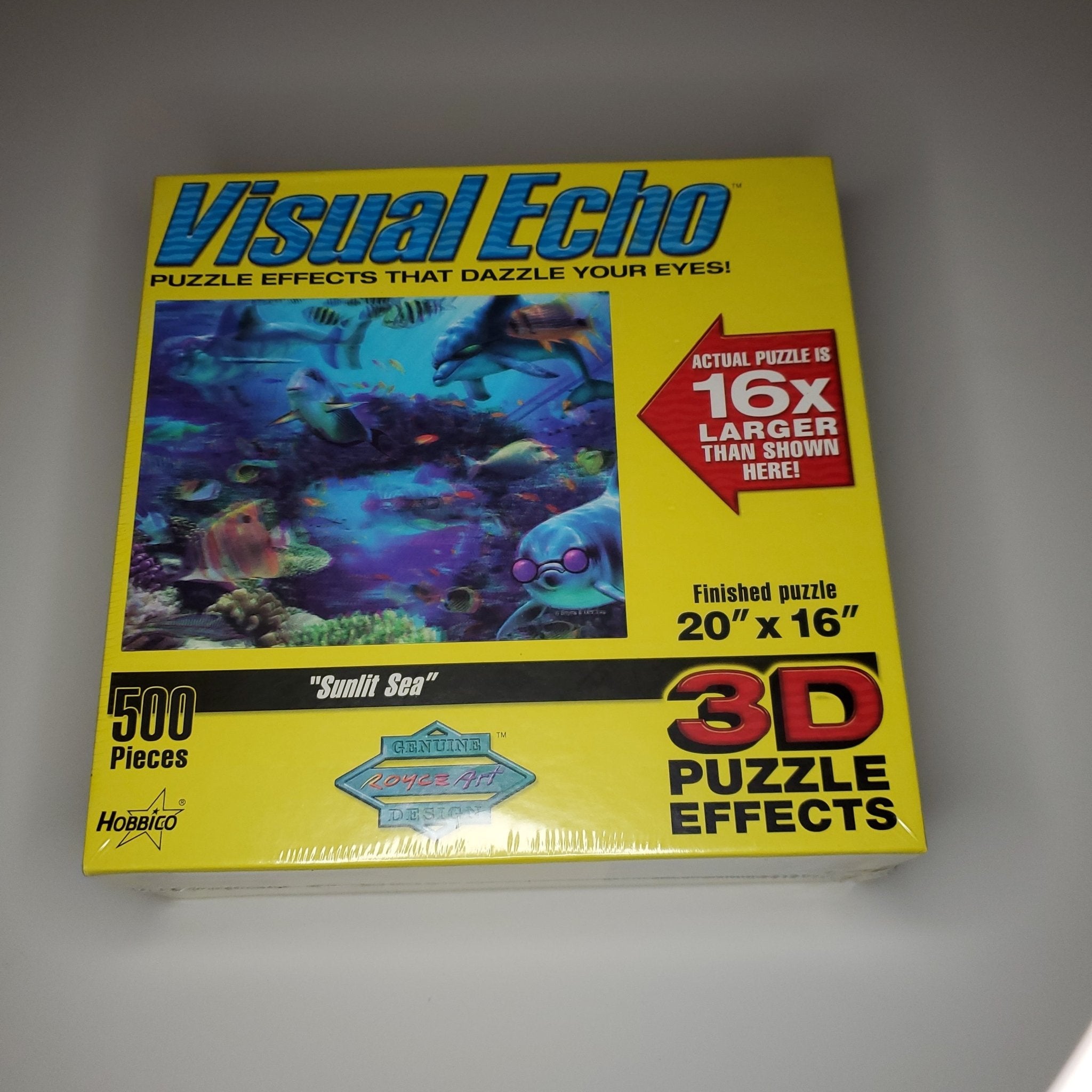 Visual Echo 3-d Puzzle Effects - Sunlit Sea - Bargainwizz