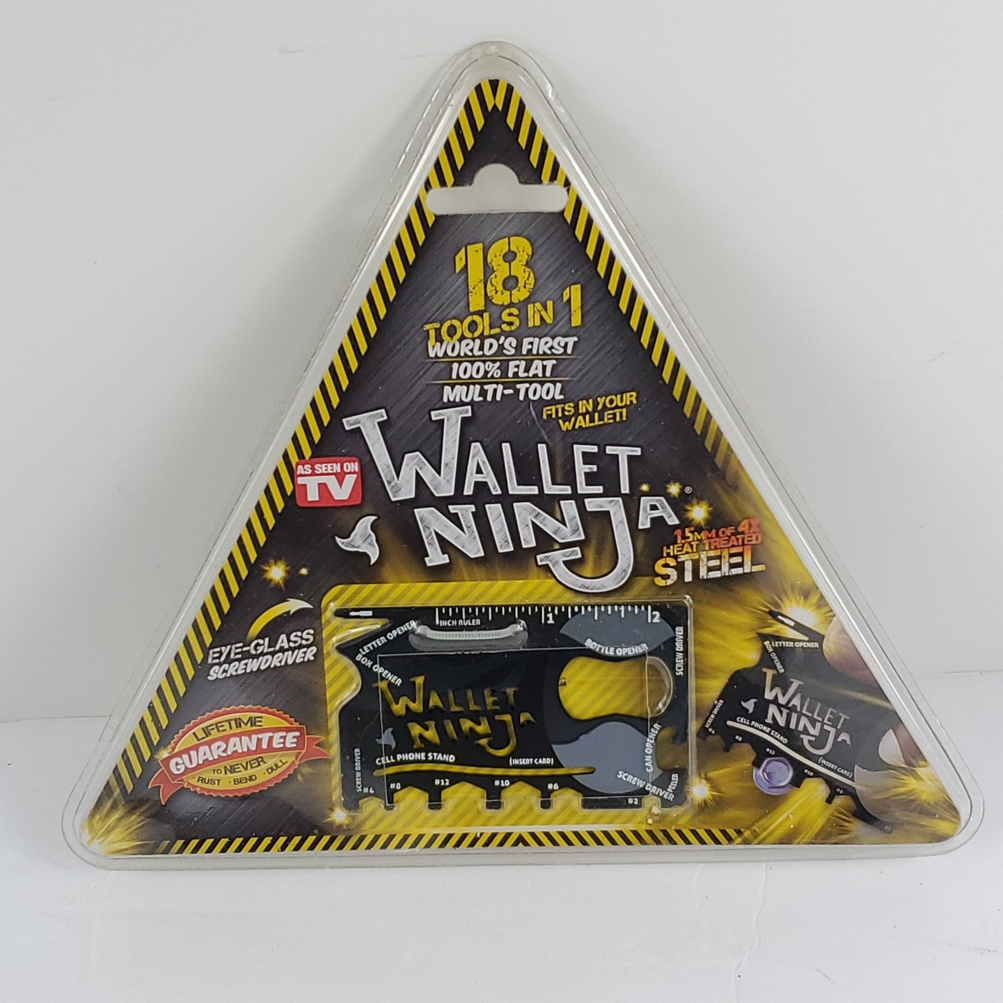 Wallet Ninja 18 In 1 Multi-Purpose Credit Card Size Pocket Tool - Bargainwizz