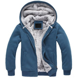 Warm Solid Jacket Hoodies - Bargainwizz