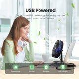 WhisperBreeze: USB Desk Fan - Bargainwizz