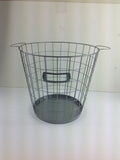 Wired Trash Basket - Gray - Bargainwizz