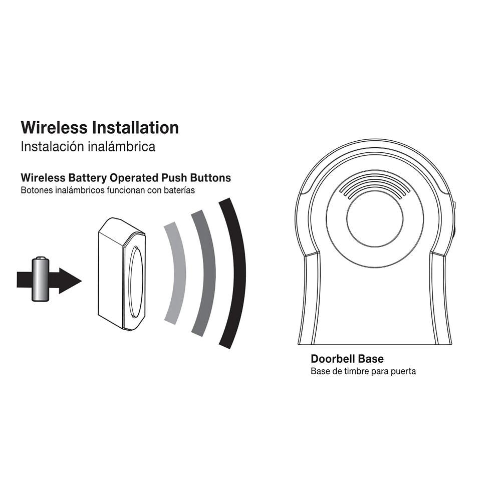 Wireless Strobe Door Bell - Hampton Bay - Bargainwizz