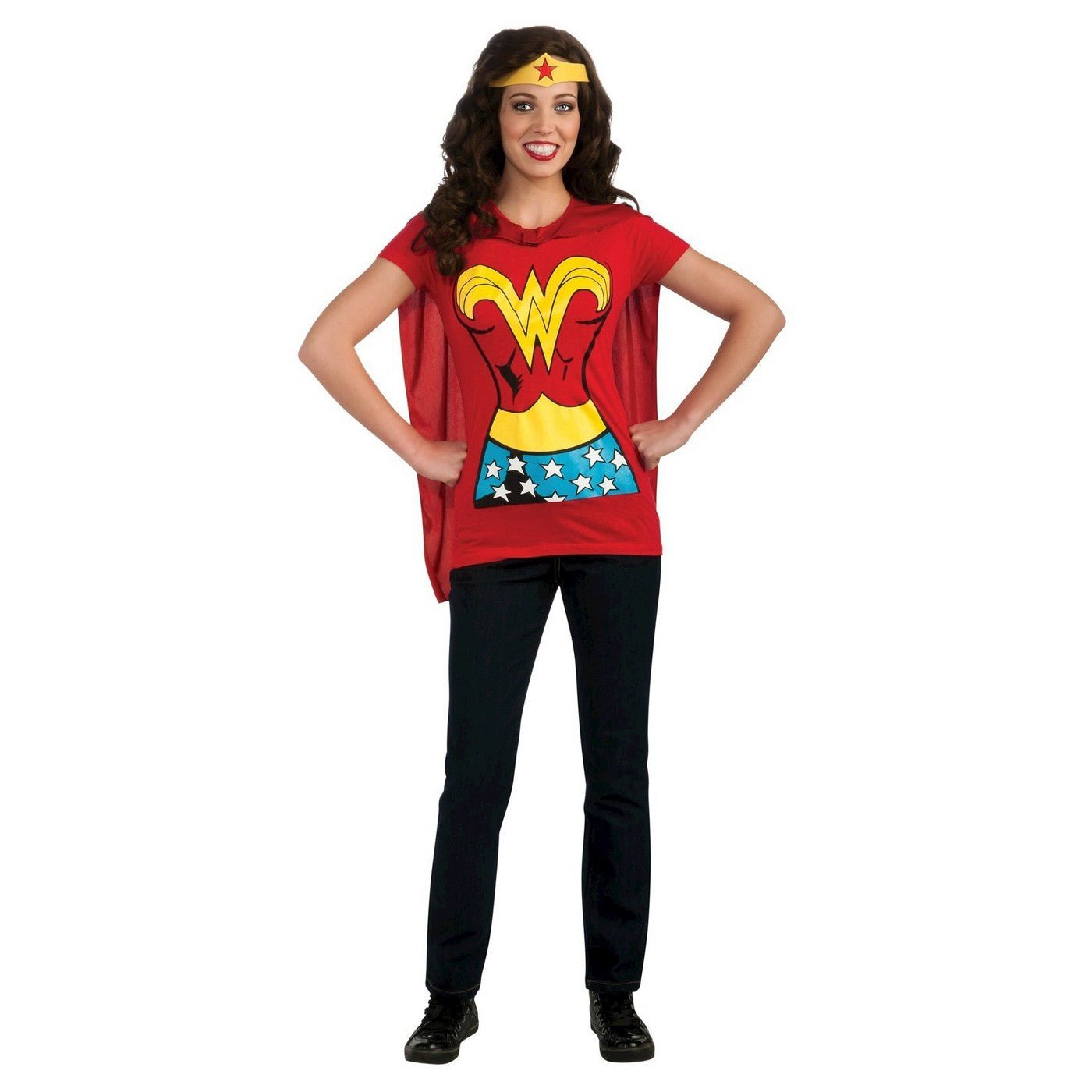 Women's Wonder Woman T-Shirt Adult Costume - Bargainwizz