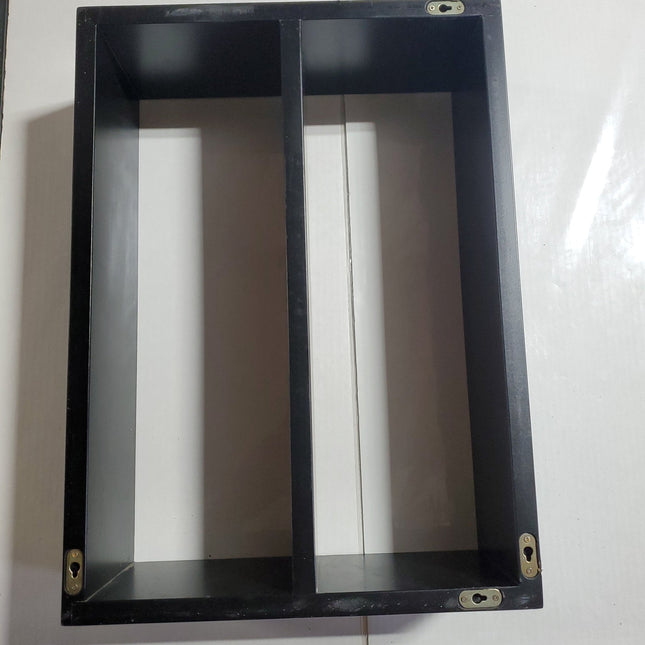 Wood Bookcase, Black, Wood Shelves - Bargainwizz