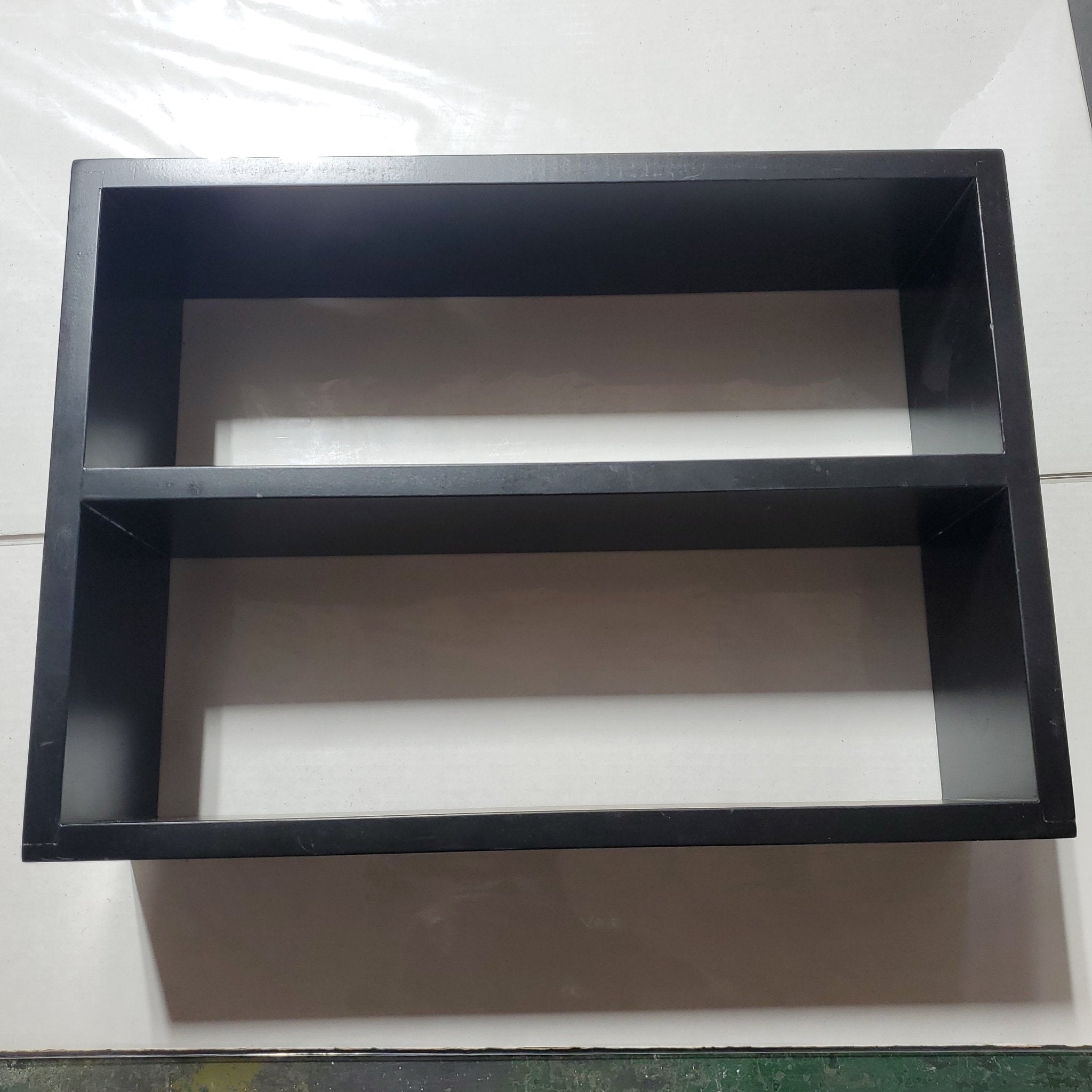 Wood Bookcase, Black, Wood Shelves - Bargainwizz