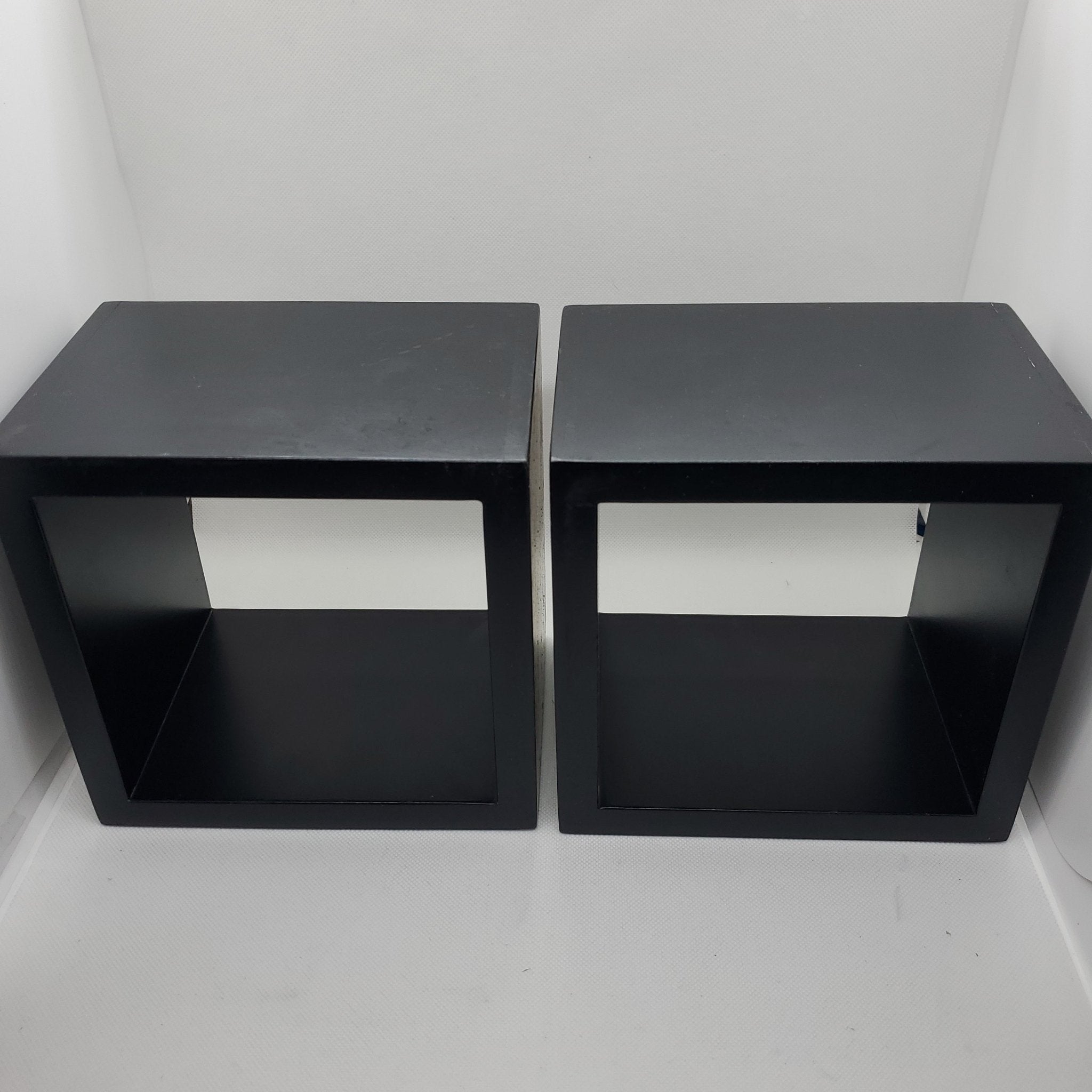 Wood Bookcase, Black, Wood Shelves - Bargainwizz