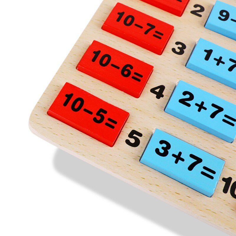 Wooden Math Domino Game Set - Bargainwizz